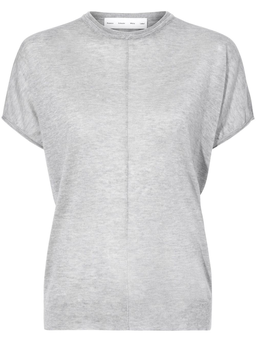 Proenza Schouler White Label Ares Knitted Top In Gray