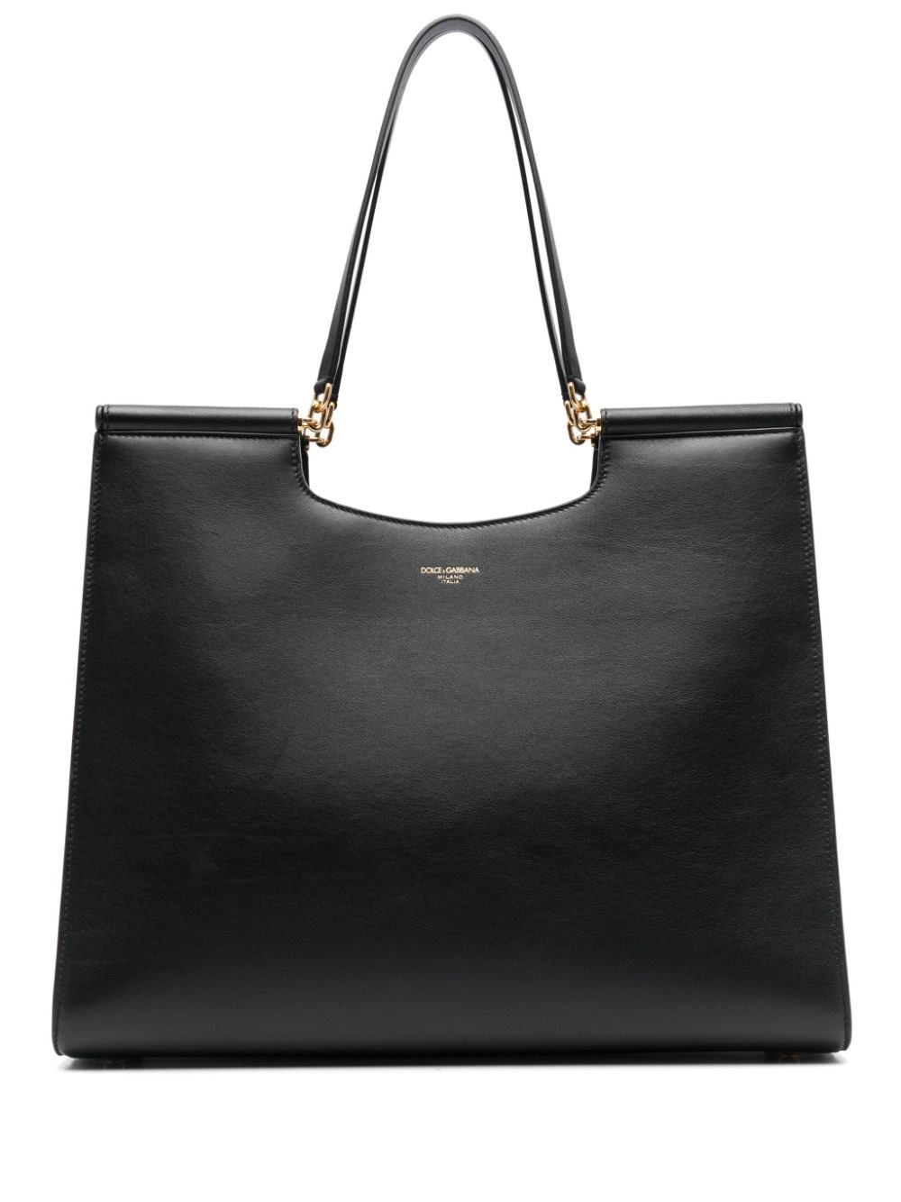 Dolce & Gabbana Shopping Sicily Grande In Black