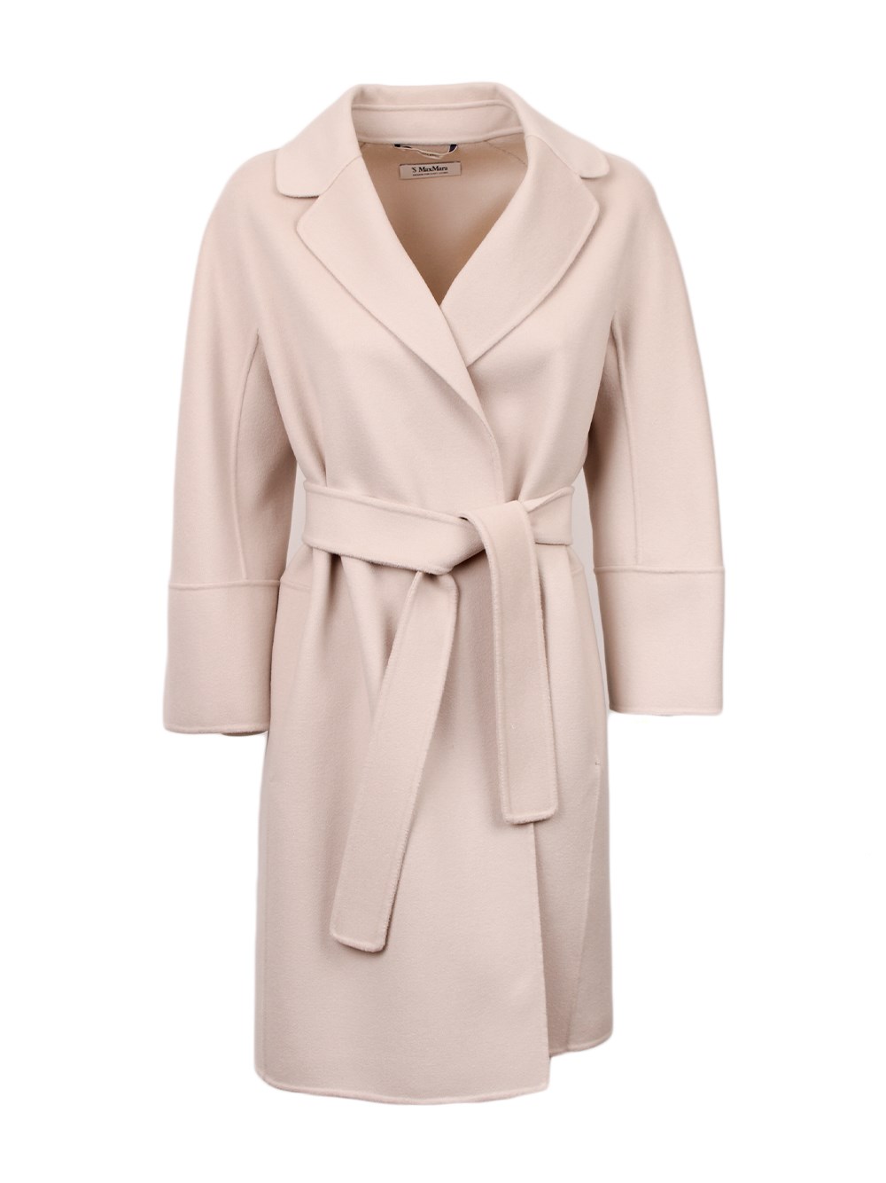 's Max Mara Arona Double Face Virgin Wool Coat In White