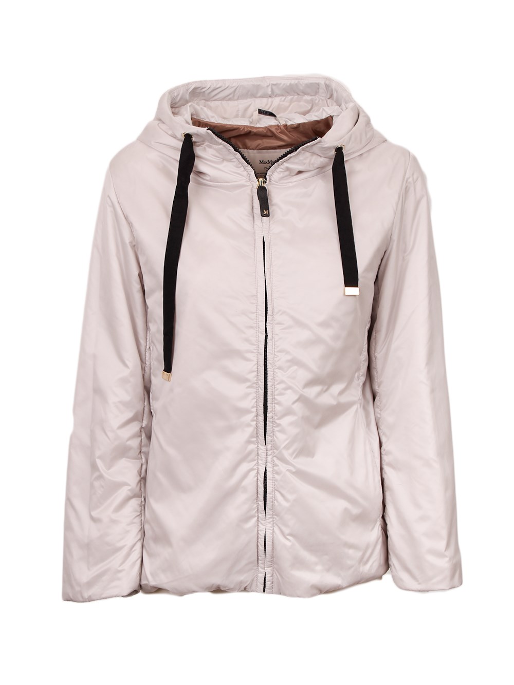 Max Mara The Cube Greenh Hooded Padded Jacket In Gray