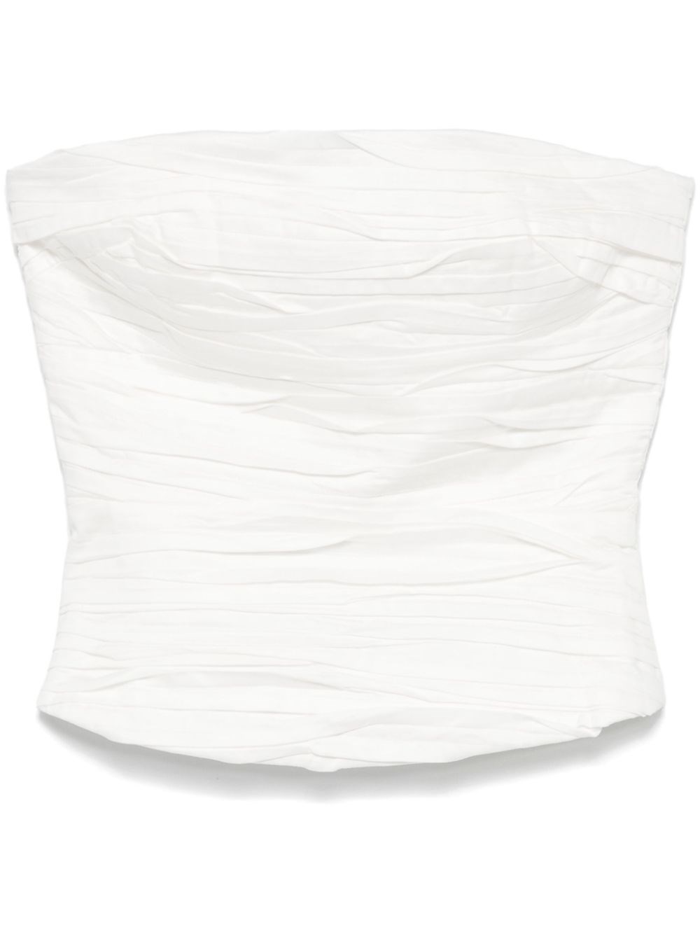 Aje Sunbeam Bustier In White