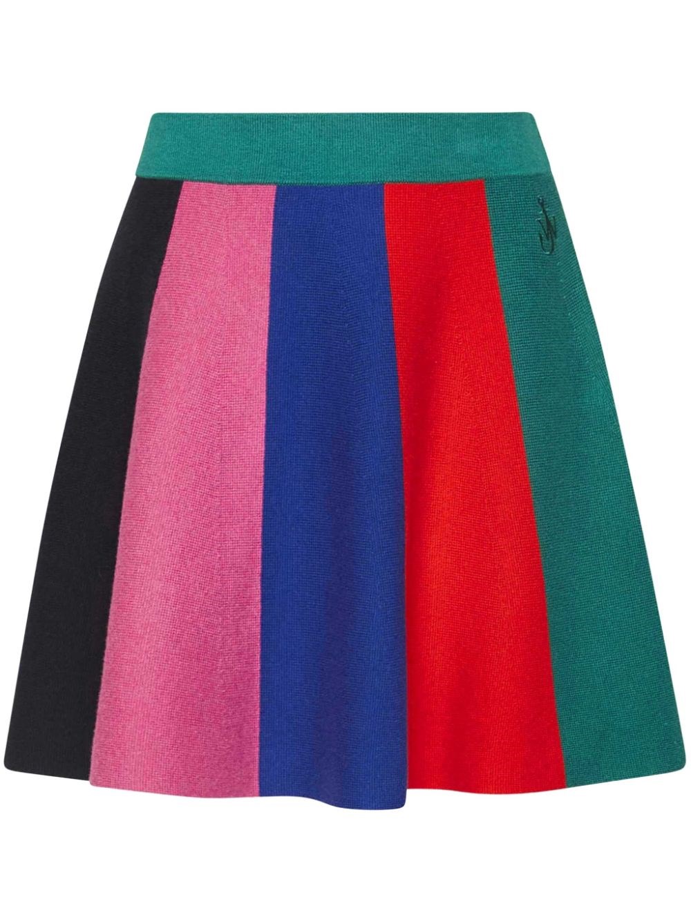 JW Anderson JW ANDERSON Panelled Scarf-Knit Skirt
