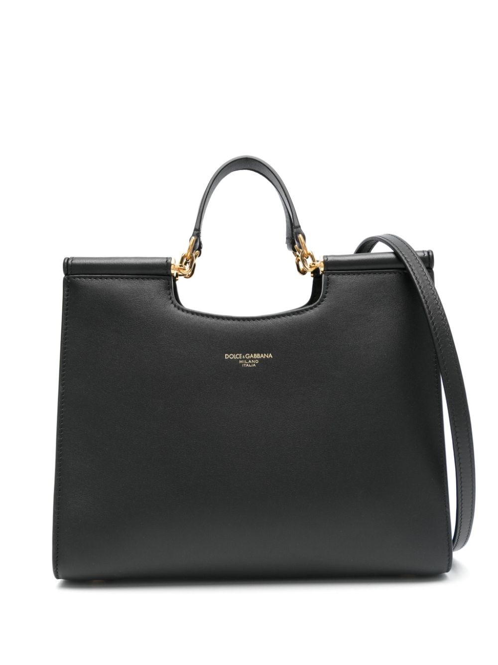 Dolce & Gabbana Shopping Sicily Piccola In Black