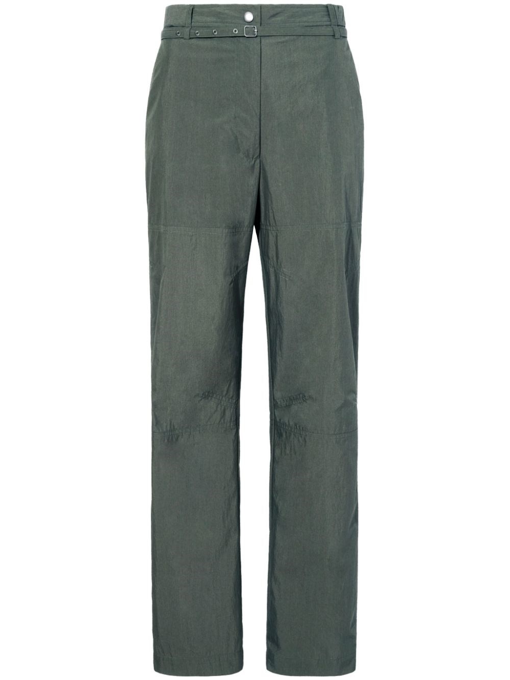 Shop Proenza Schouler White Label Nicole Pant In Parachute Cotton In Green