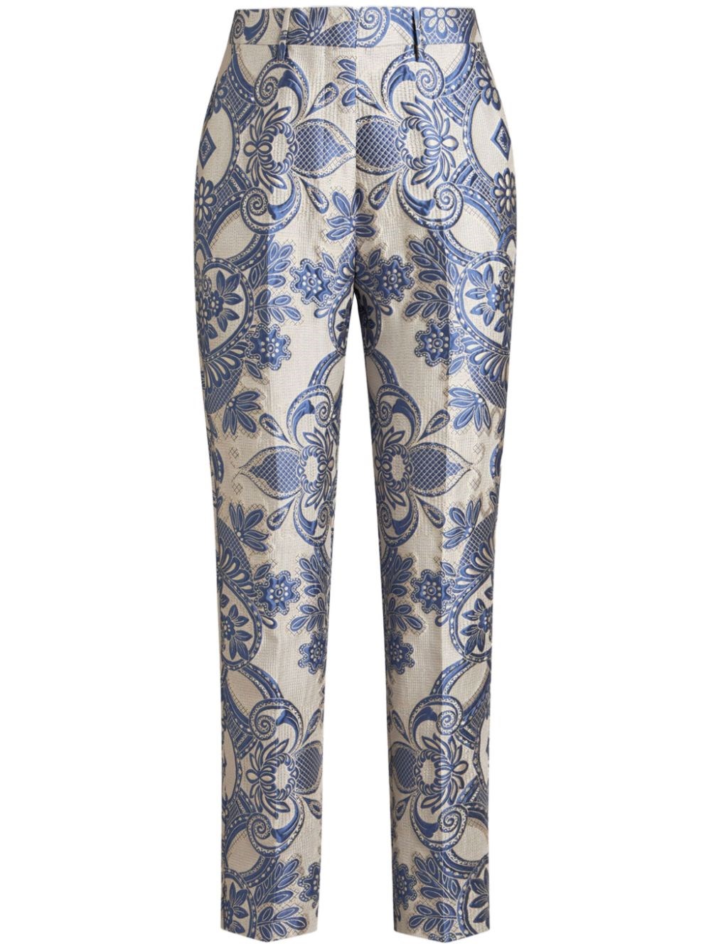 Etro Blue Neutral Pants In Blue