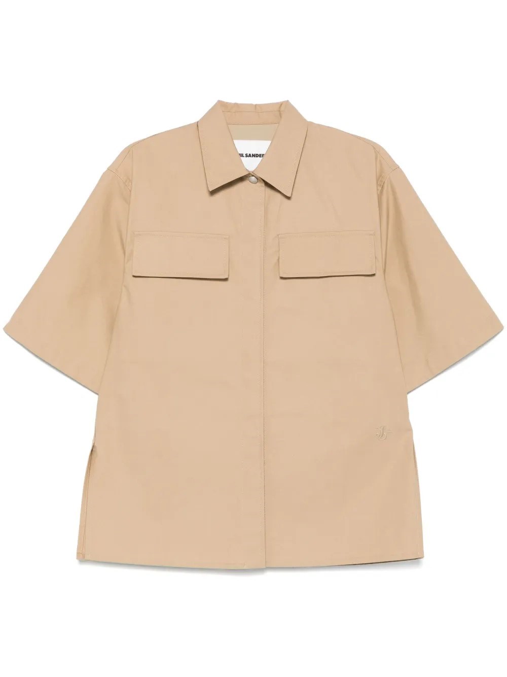 Jil Sander Boxy Shirt In Beige
