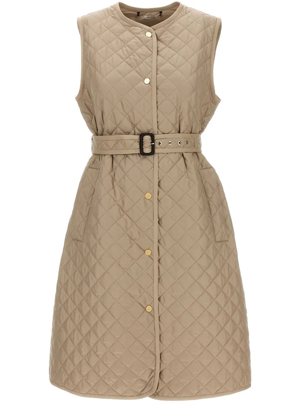 Max Mara The Cube Gilet In Beige