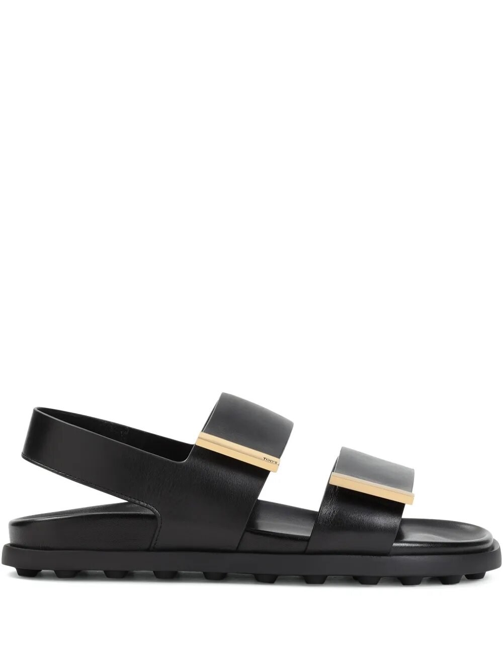 Shop Tod's T Sandal In Black