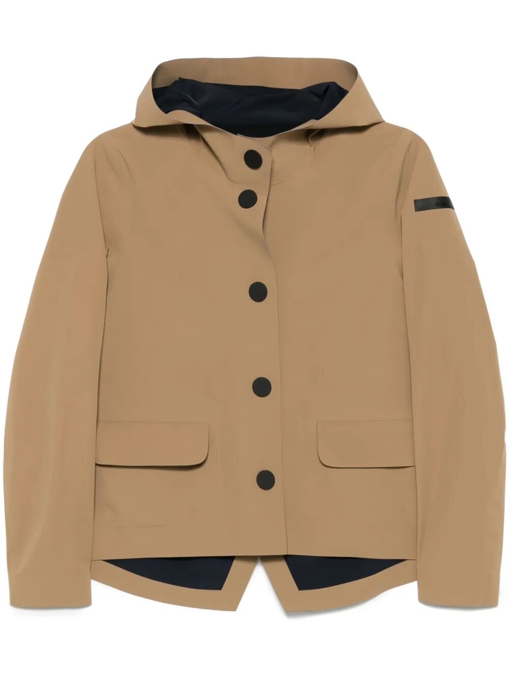 Rrd Montecristo Color Hood Jacket In Brown