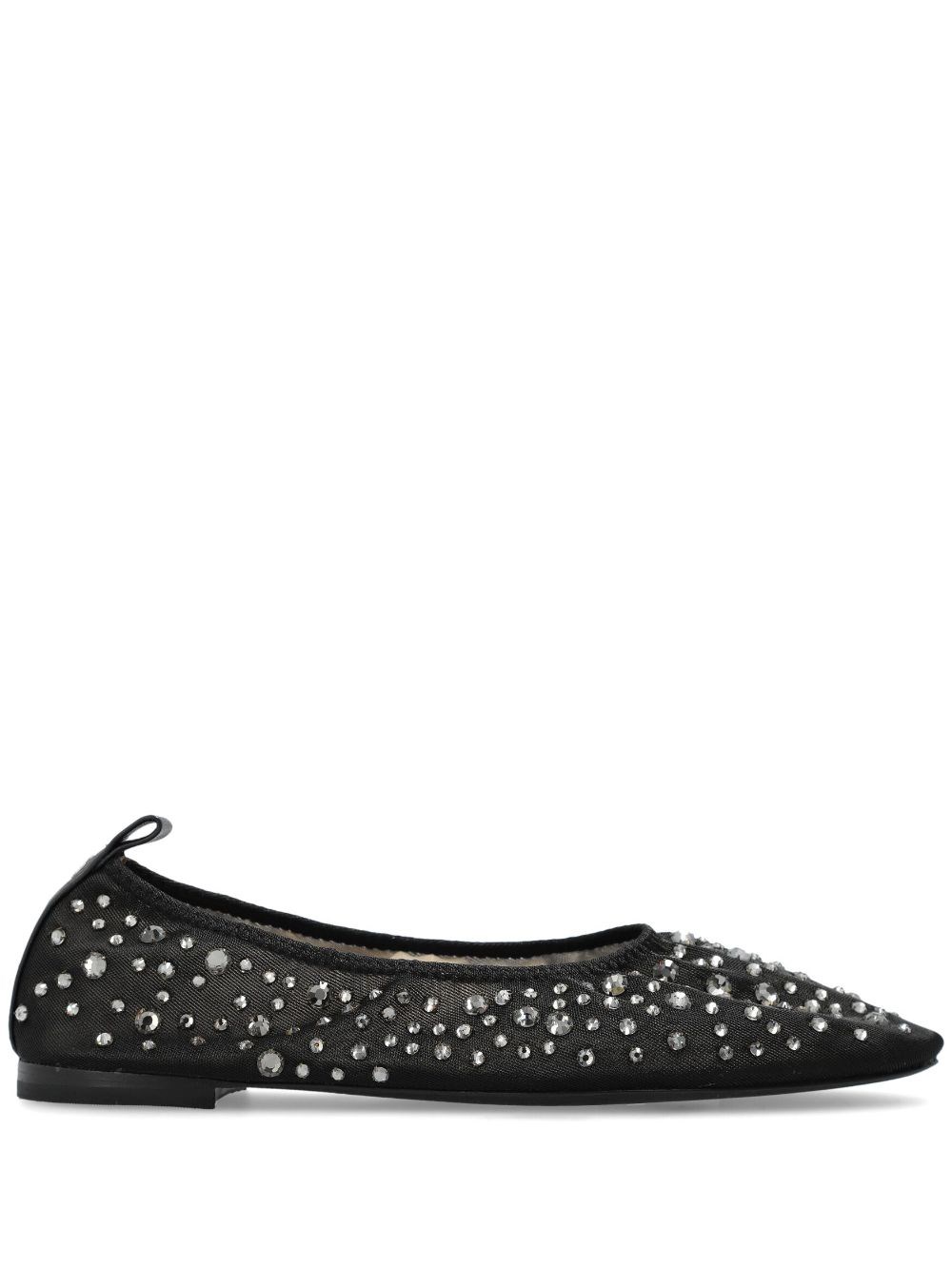 Shop Tory Burch Crystal Ballet In Black