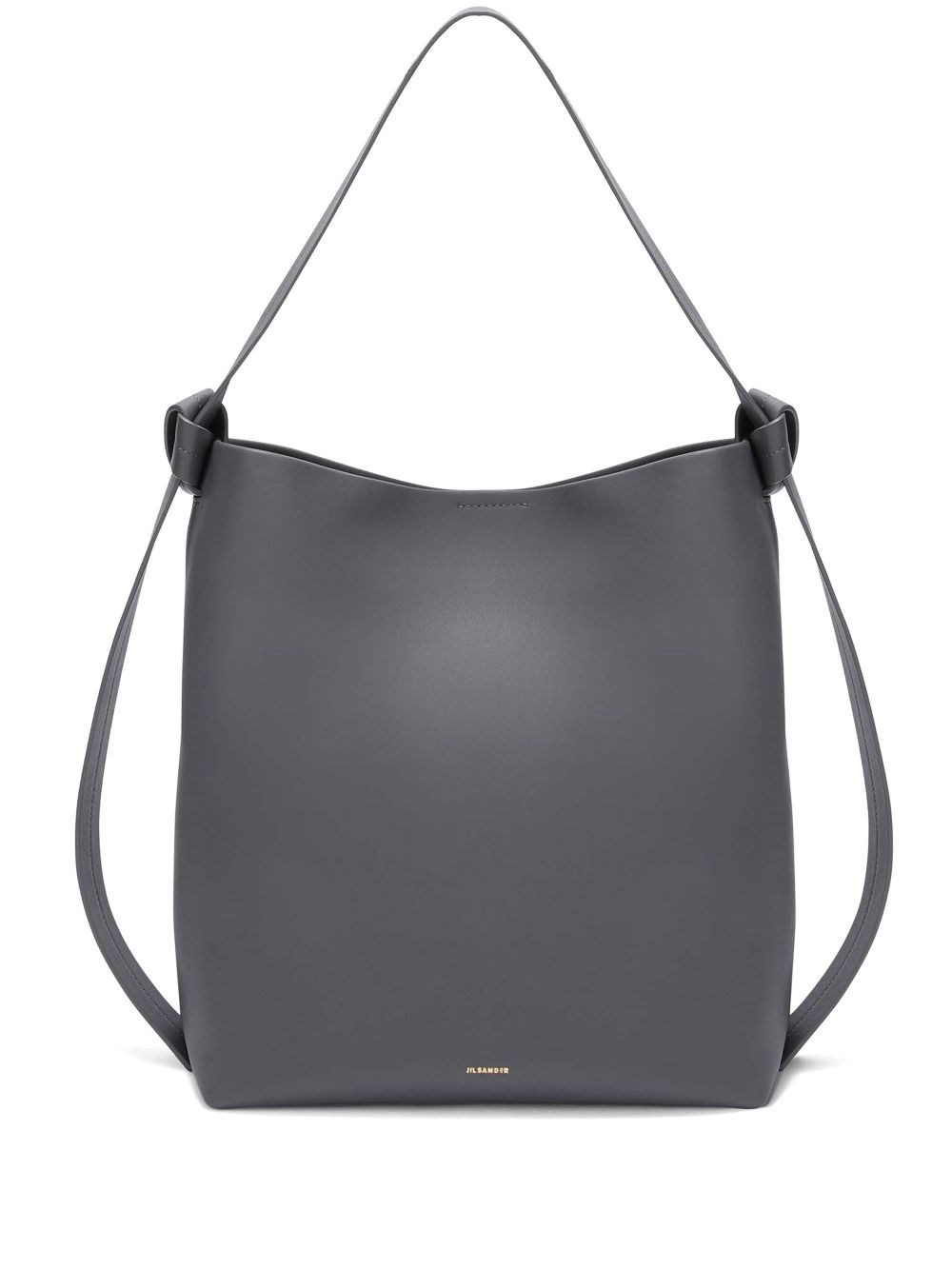 Jil Sander Medium Knot Hobo Shoulder Bag In Gray