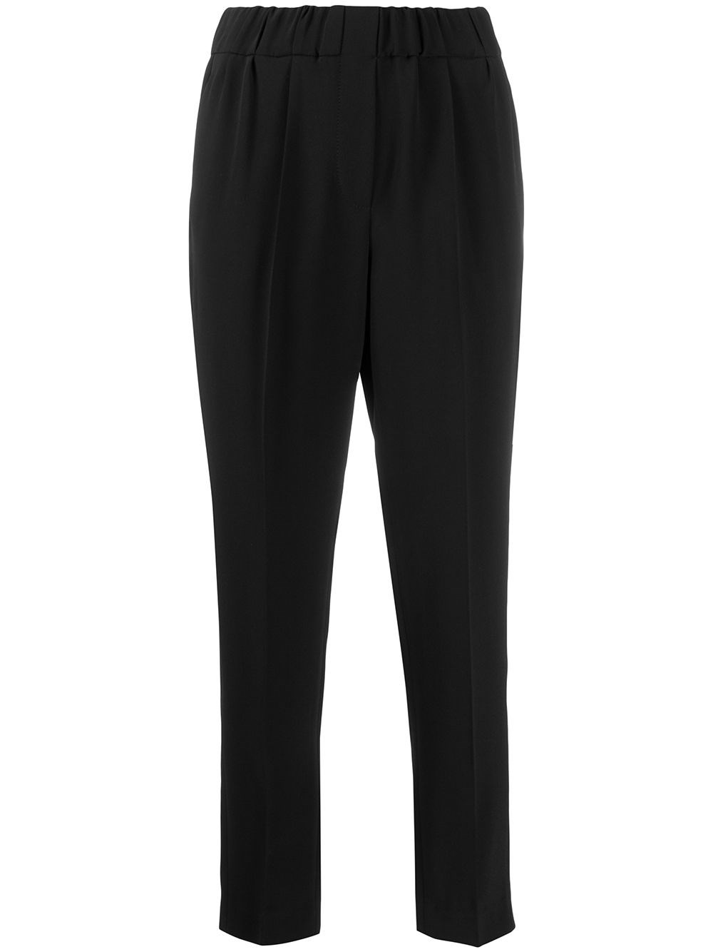 Shop Brunello Cucinelli Pull On Trousers In Black