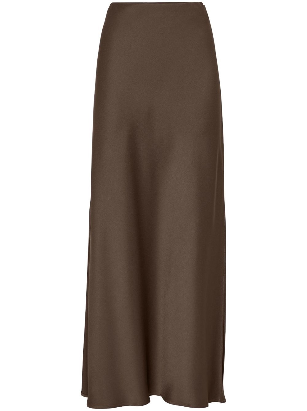 Brunello Cucinelli Cadis Long Skirt In Brown