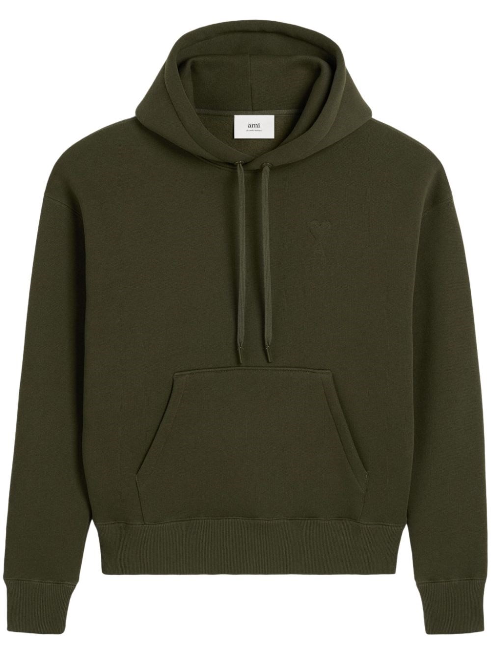 Shop Ami Alexandre Mattiussi Adc Hoodie In Green