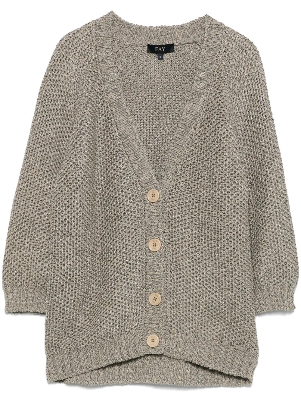 FAY FISH NET CARDIGAN