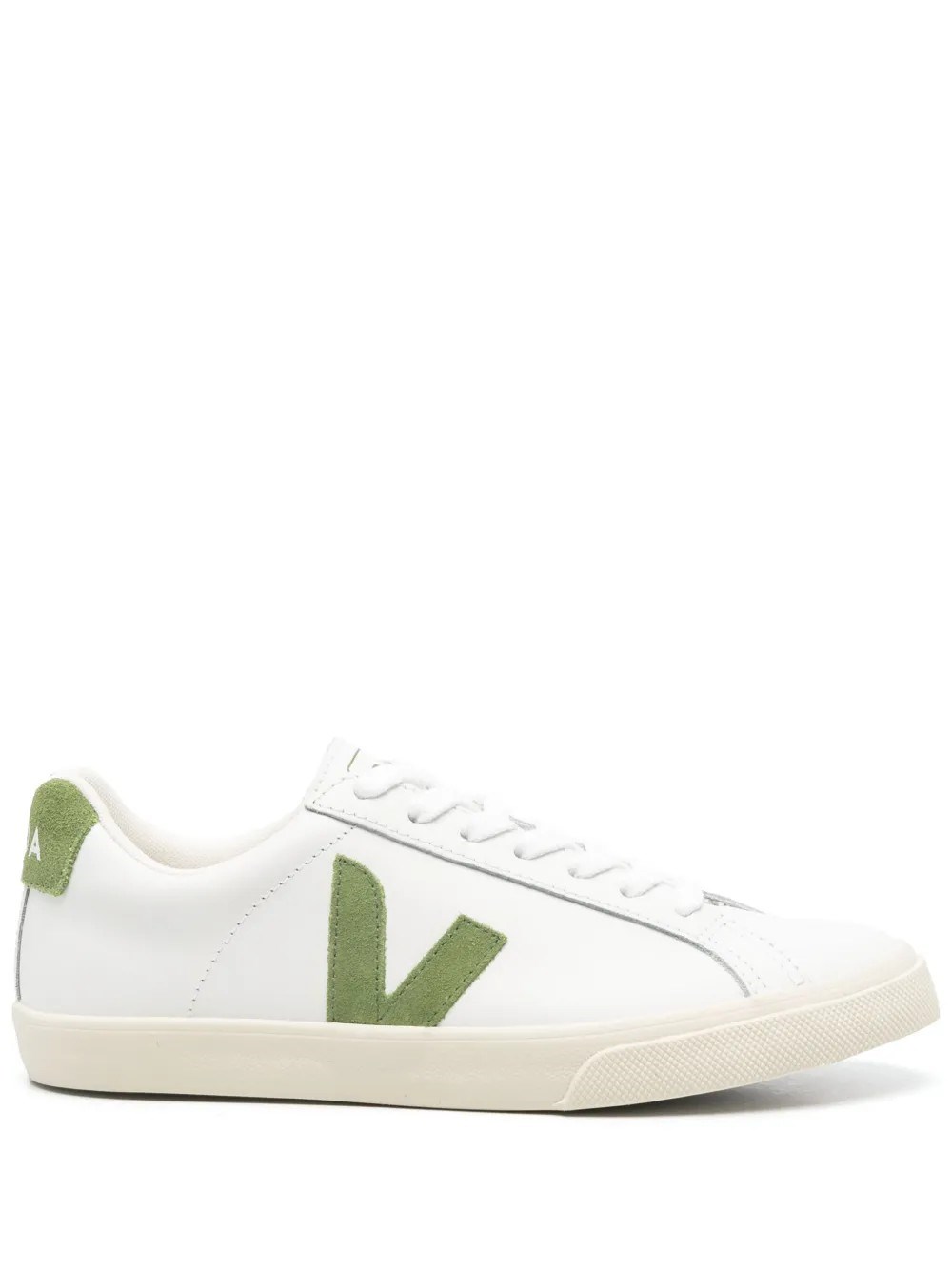 Veja Esplar Logo Leather Sneaker In White
