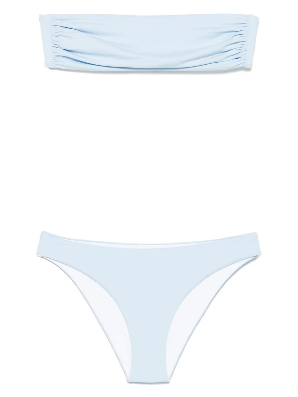 Fisico Cristina Ferrari Reversible Bikini Set In Light Blue
