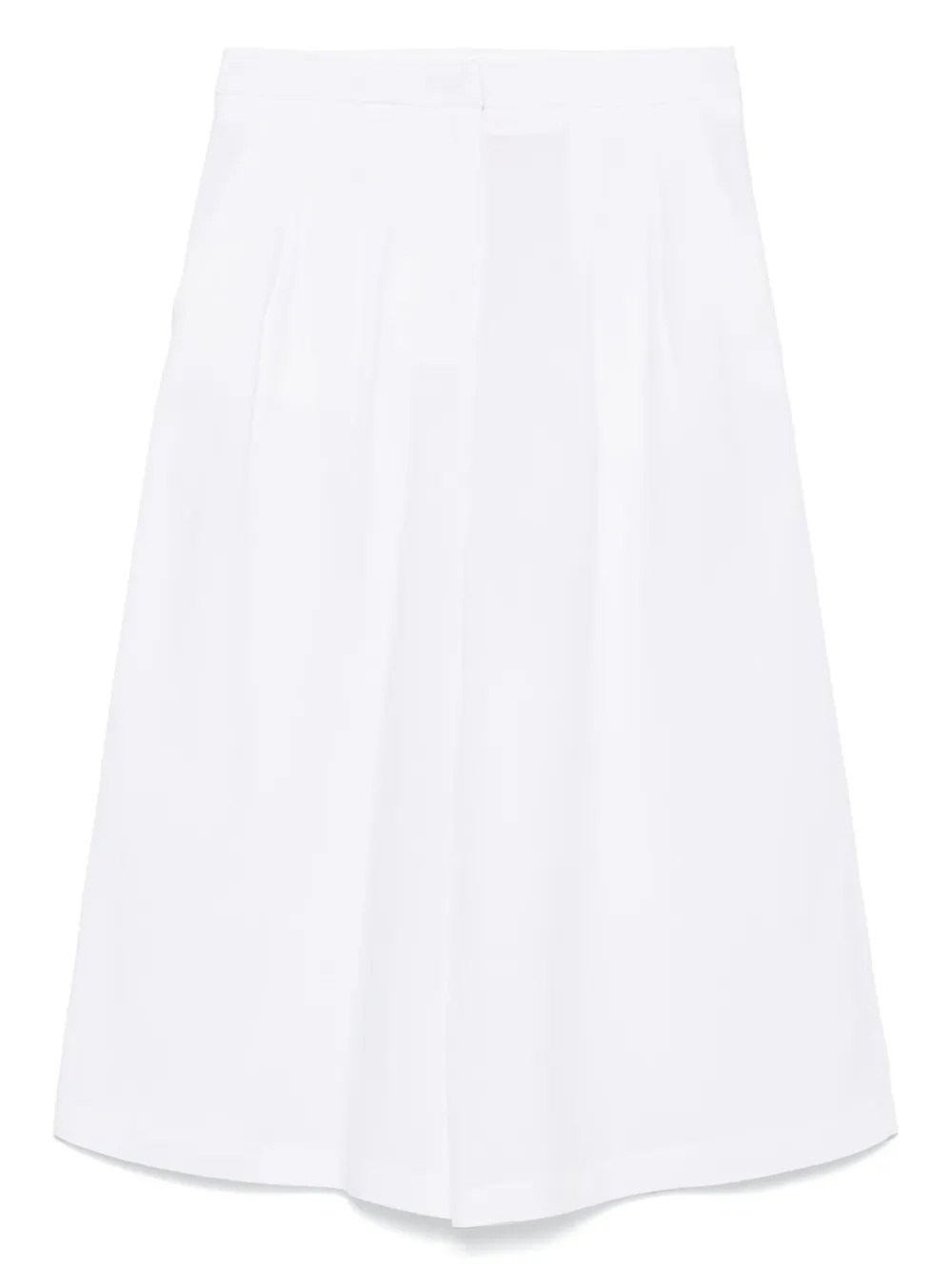 Merci Slub-texture Trousers In White