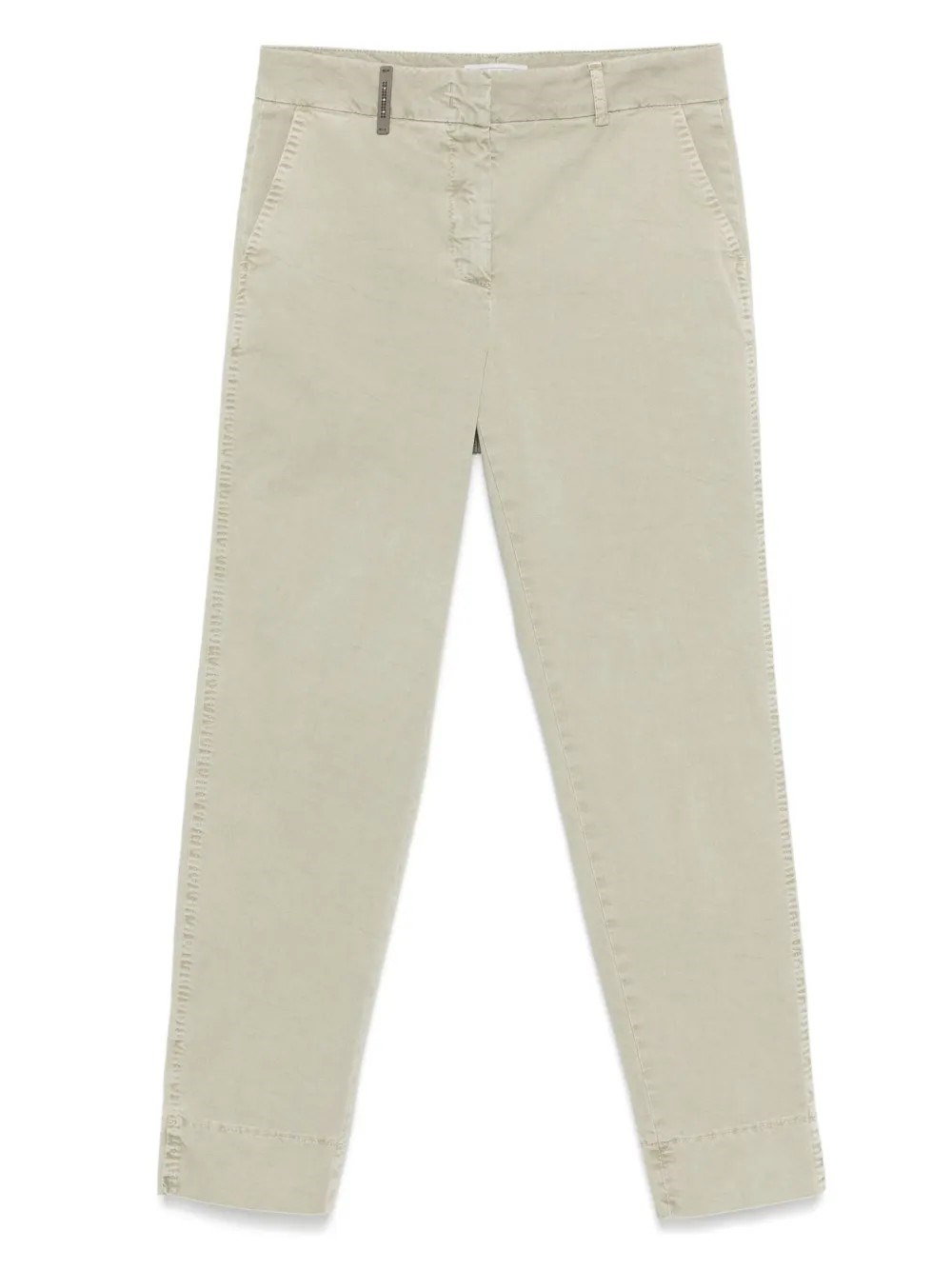 Peserico Straight Leg Trousers In Green