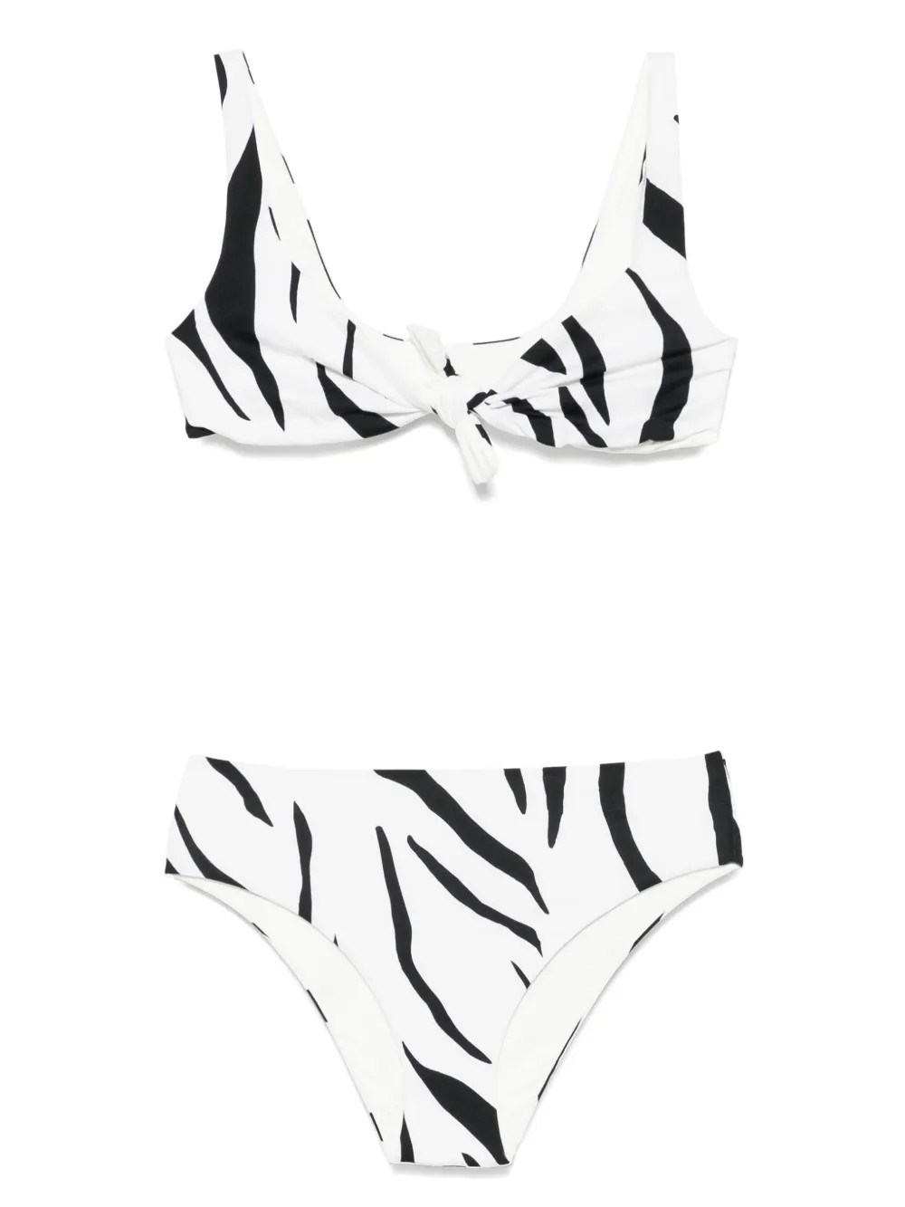 Fisico Animalier Print Bikini Seta