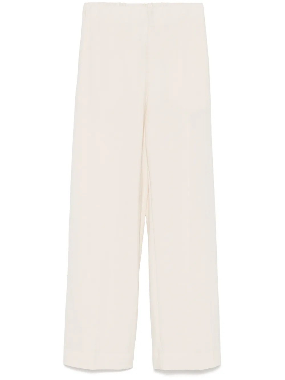 Shop Harris Wharf London Pantaloni Svasati In White
