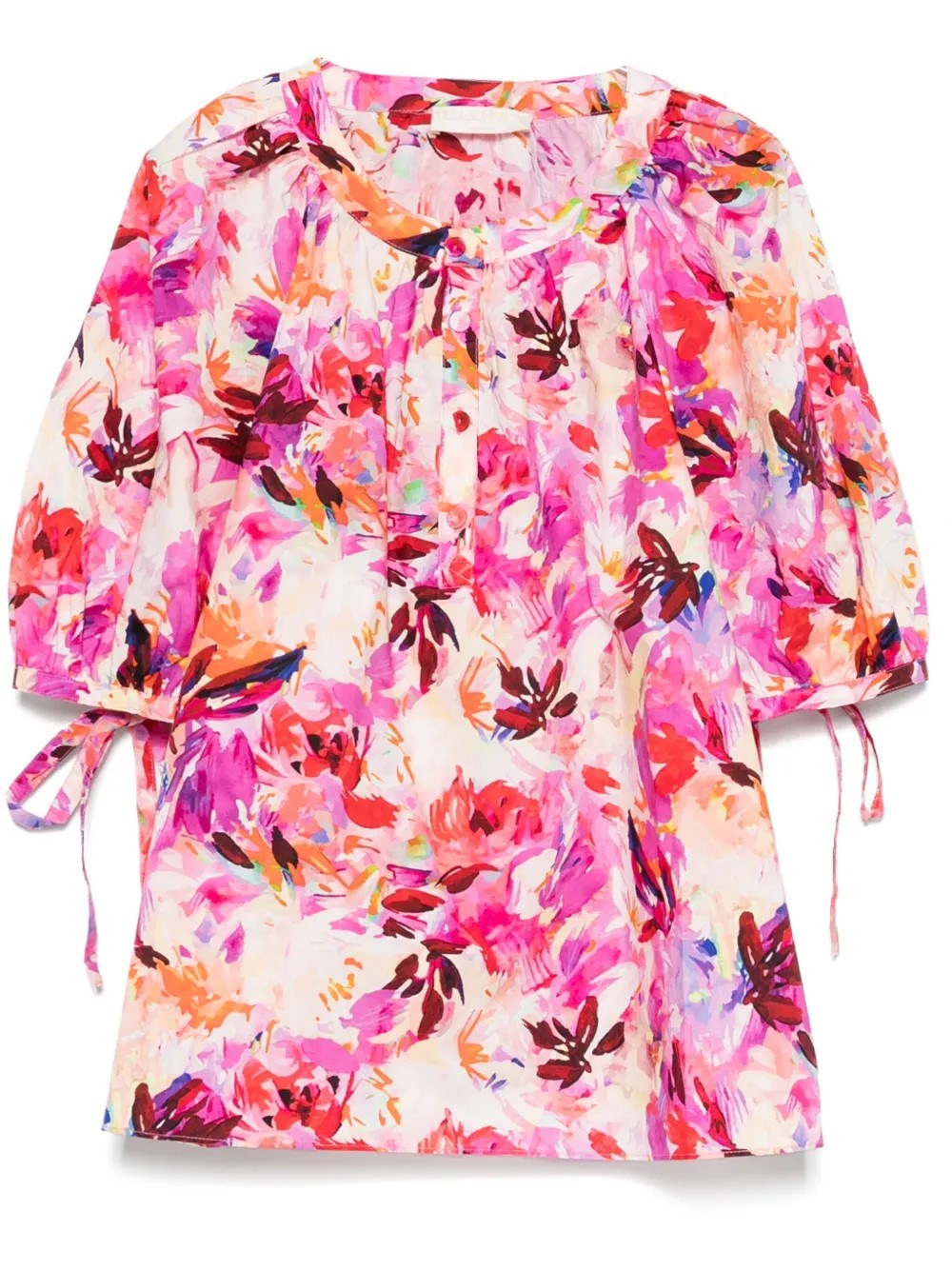 Ulla Johnson Vienne Blouse In Azalea In Pink