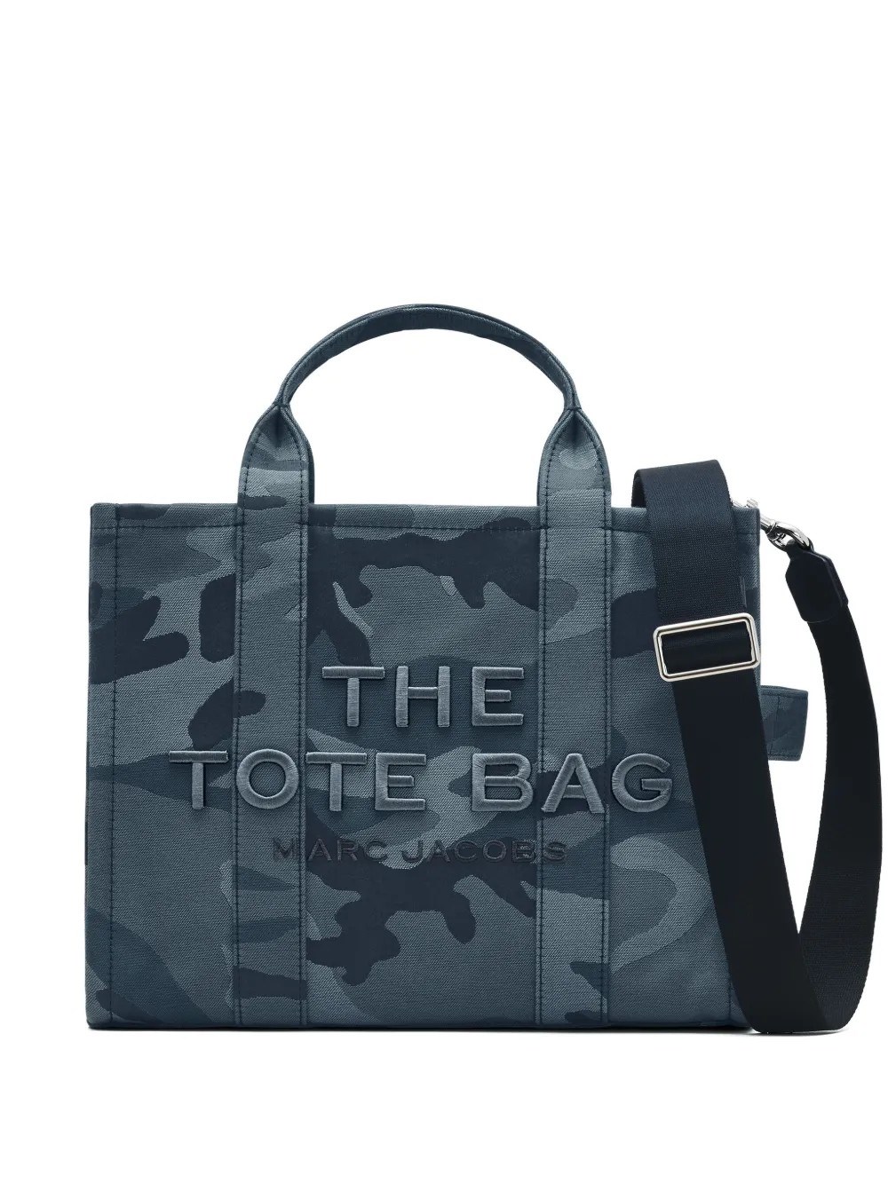 Marc Jacobs The Medium Tote Bag Camouflage In Blue In Multi