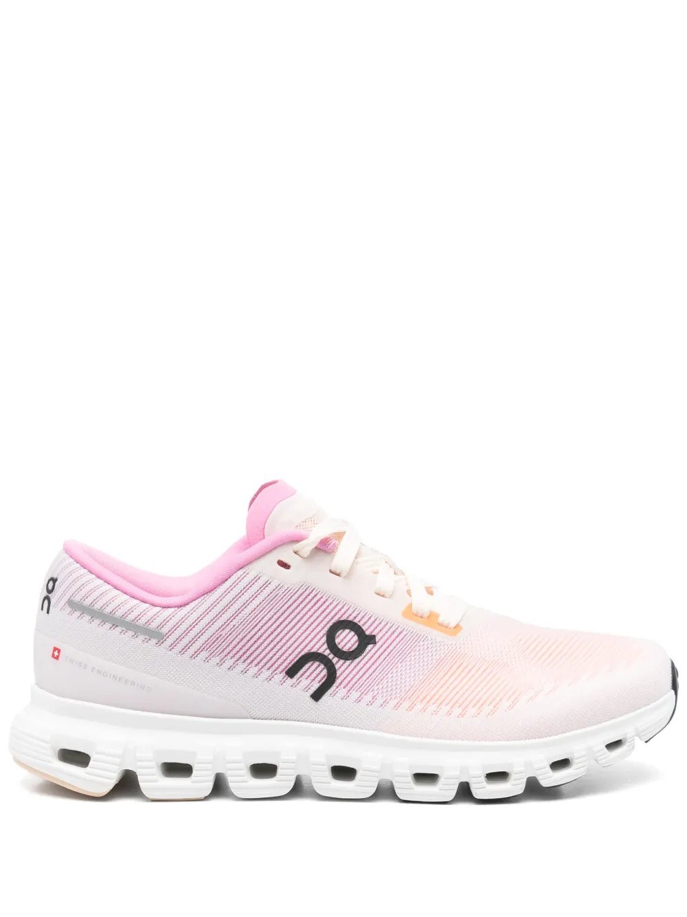 On Vibrant Gradient Sneakers With Cushied Sole