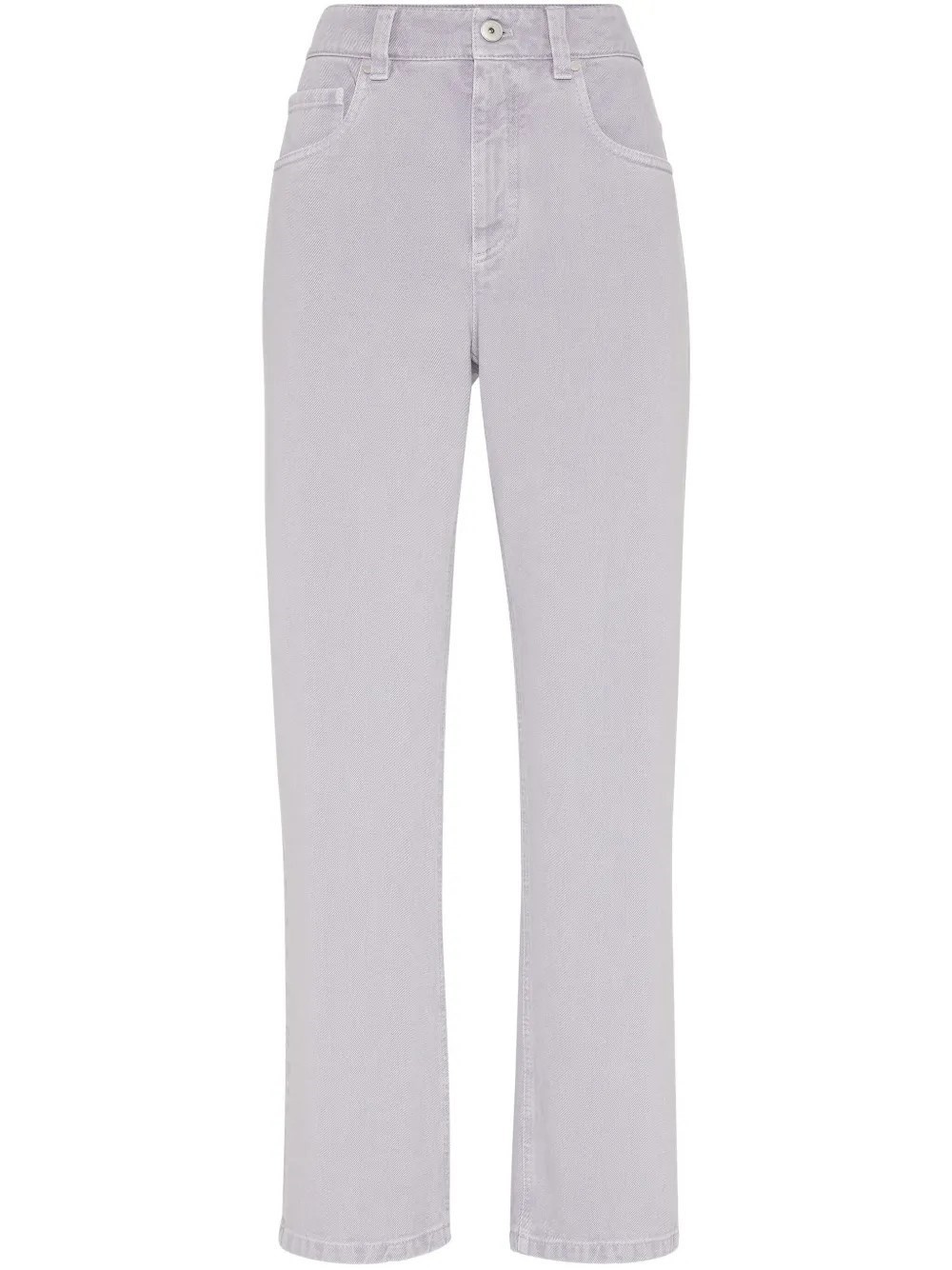 Brunello Cucinelli Flared Jeans In Pink