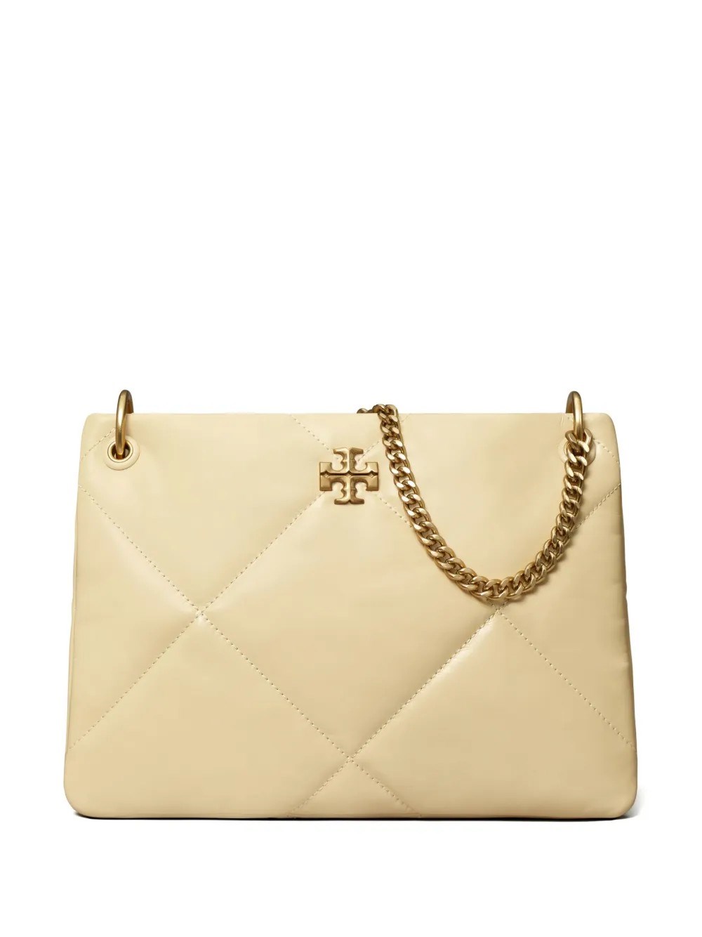 Tory Burch Kira Diamond Shoulder Bag In White