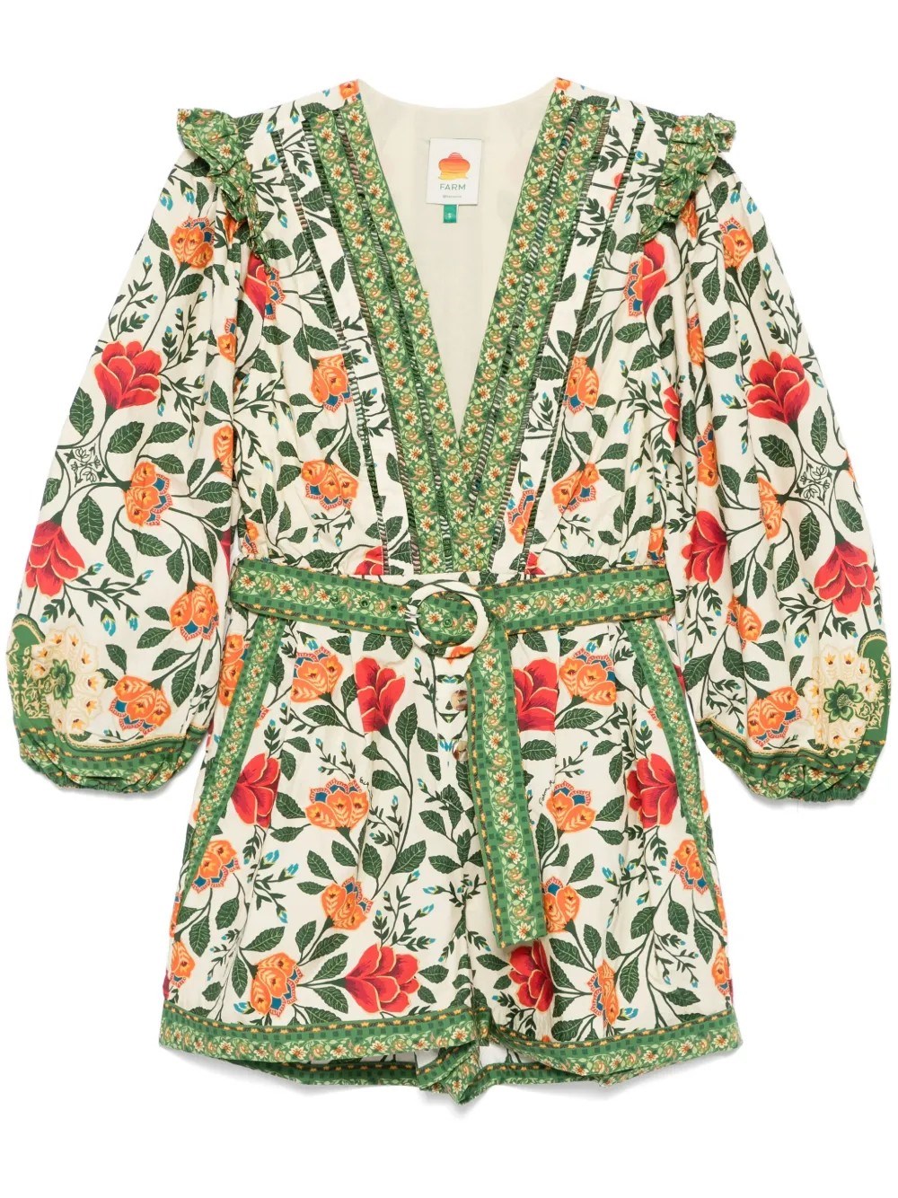 FARM RIO GARDEN TAPESTRY PLAYSUIT