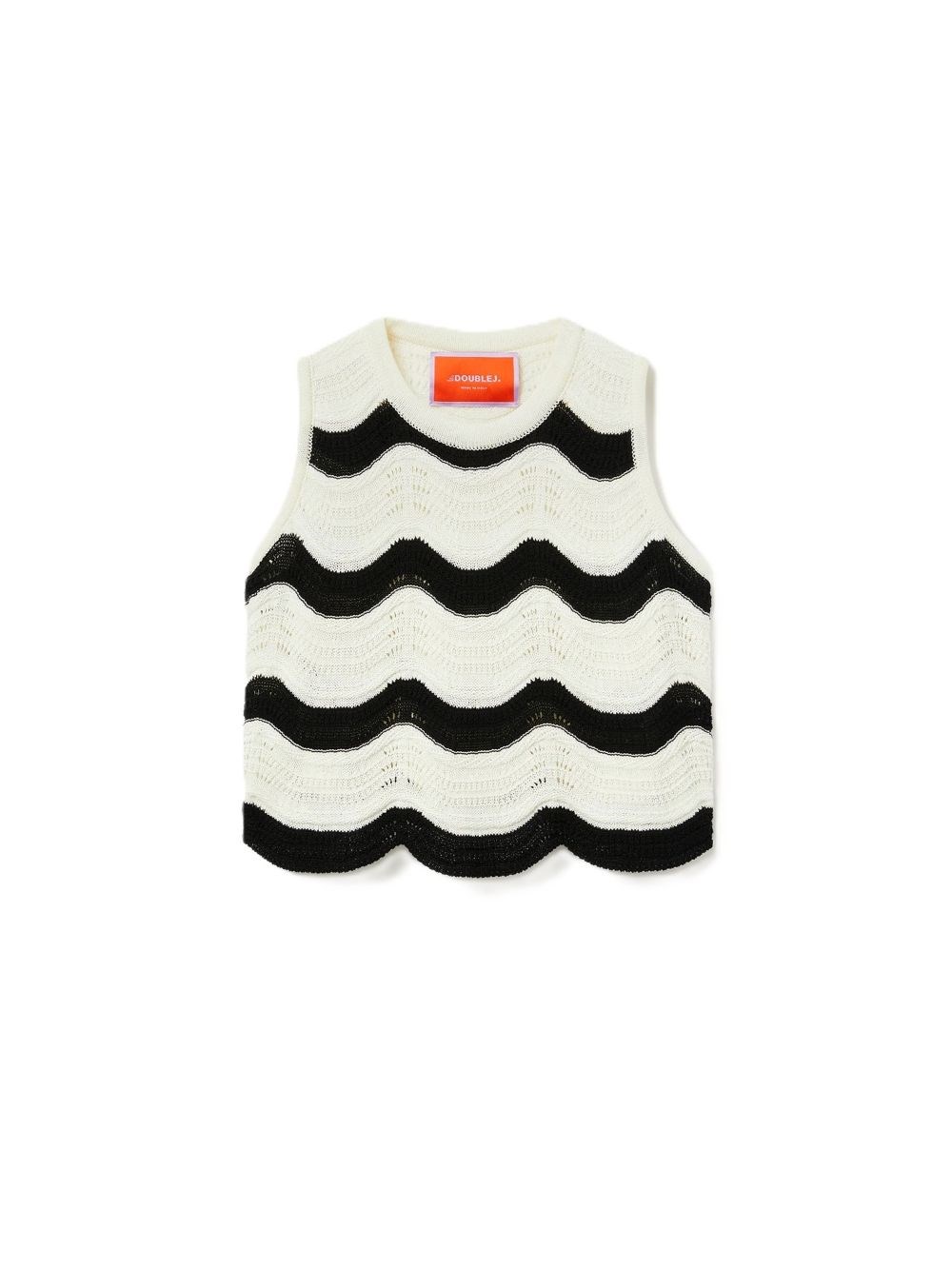La Doublej Chevron Top In Multi