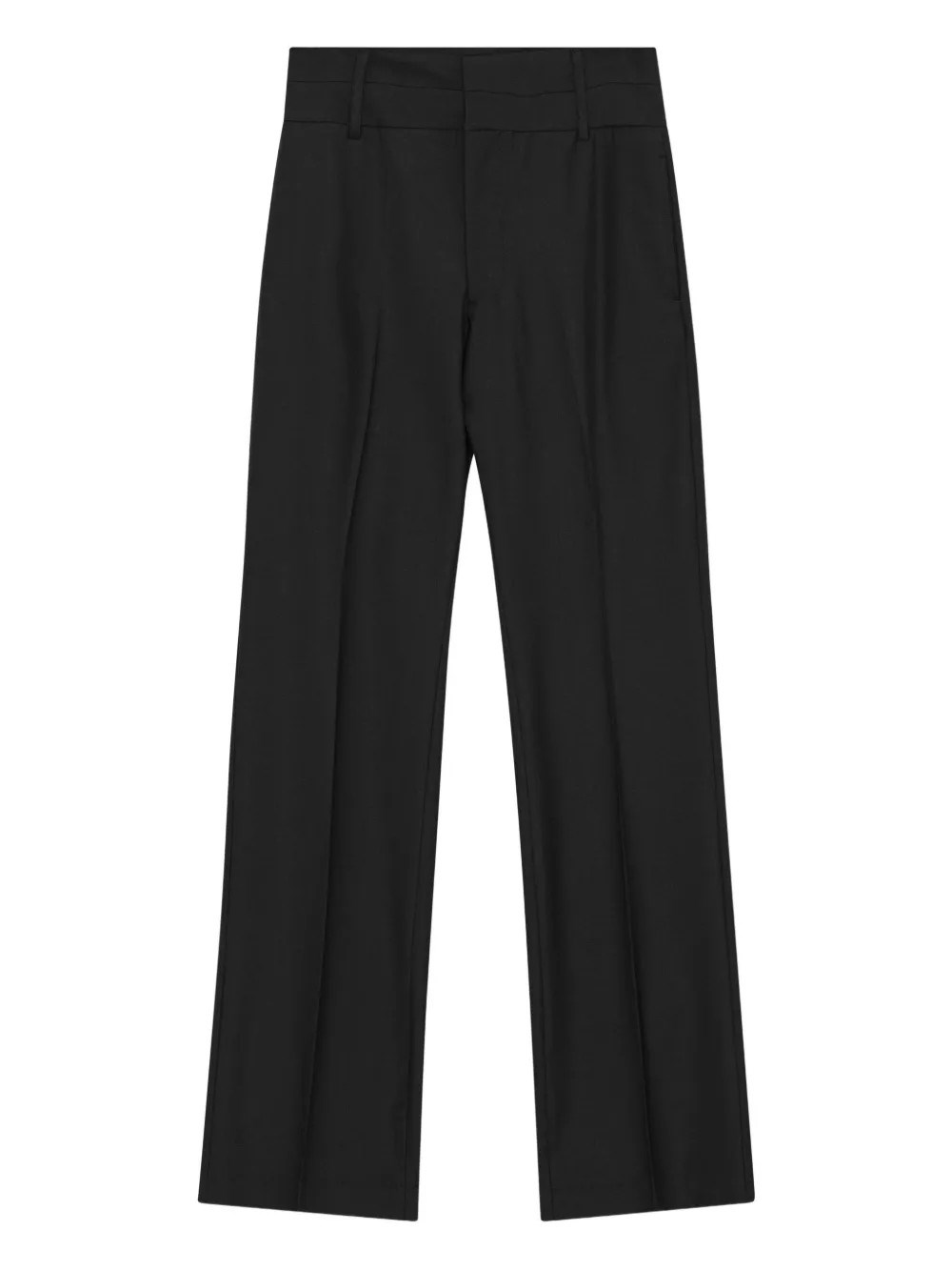 Remain Birger Christensen Wide Pants With Pleats In Black