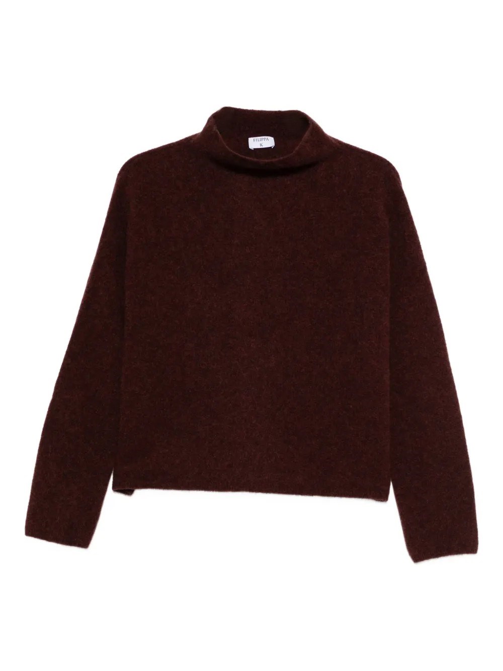 Filippa K Mika Yak Funnelneck Sweater In Burgundy