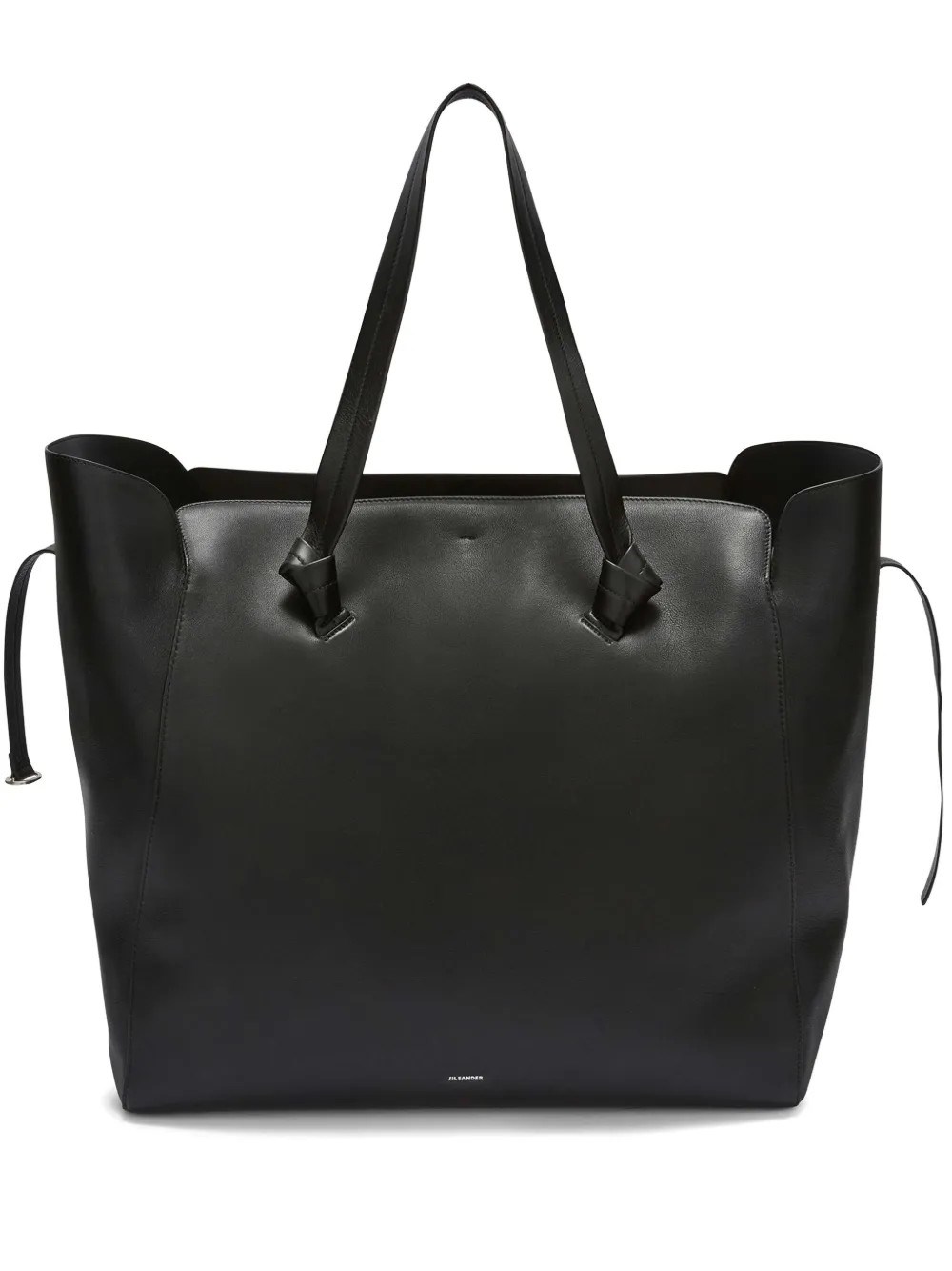 Jil Sander Knot Tote Media In Black