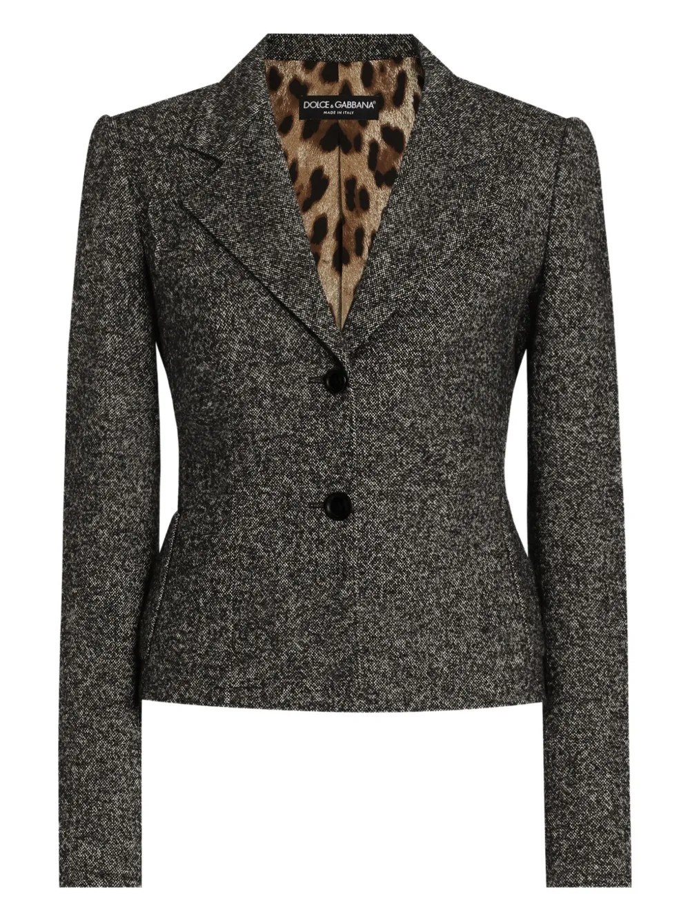 Dolce & Gabbana Wool Jacket In Gray
