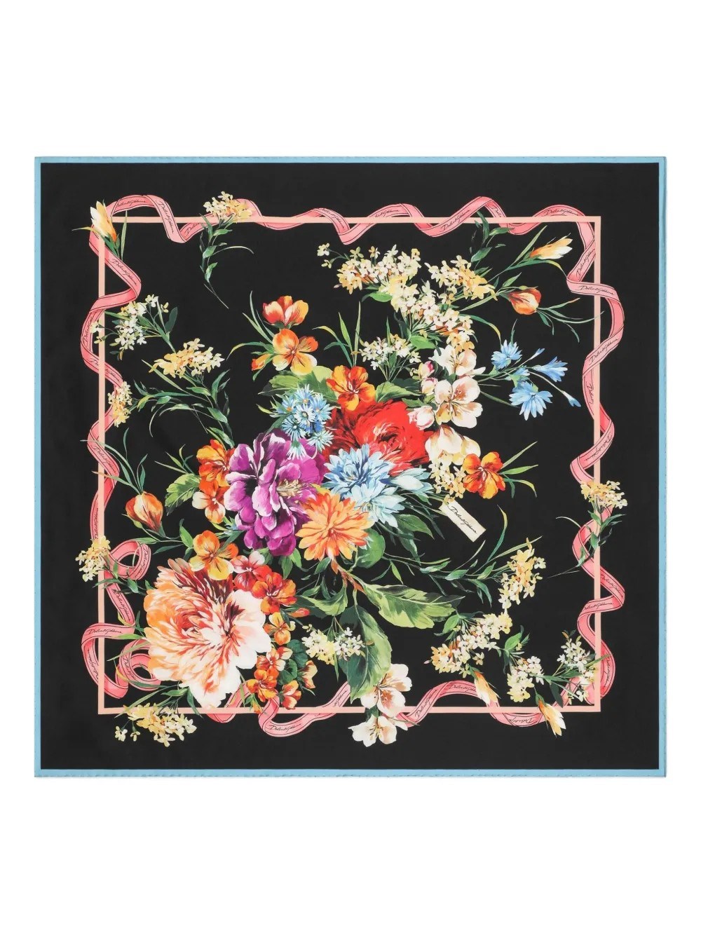 Dolce & Gabbana 90x90 Silk Twill Foulard