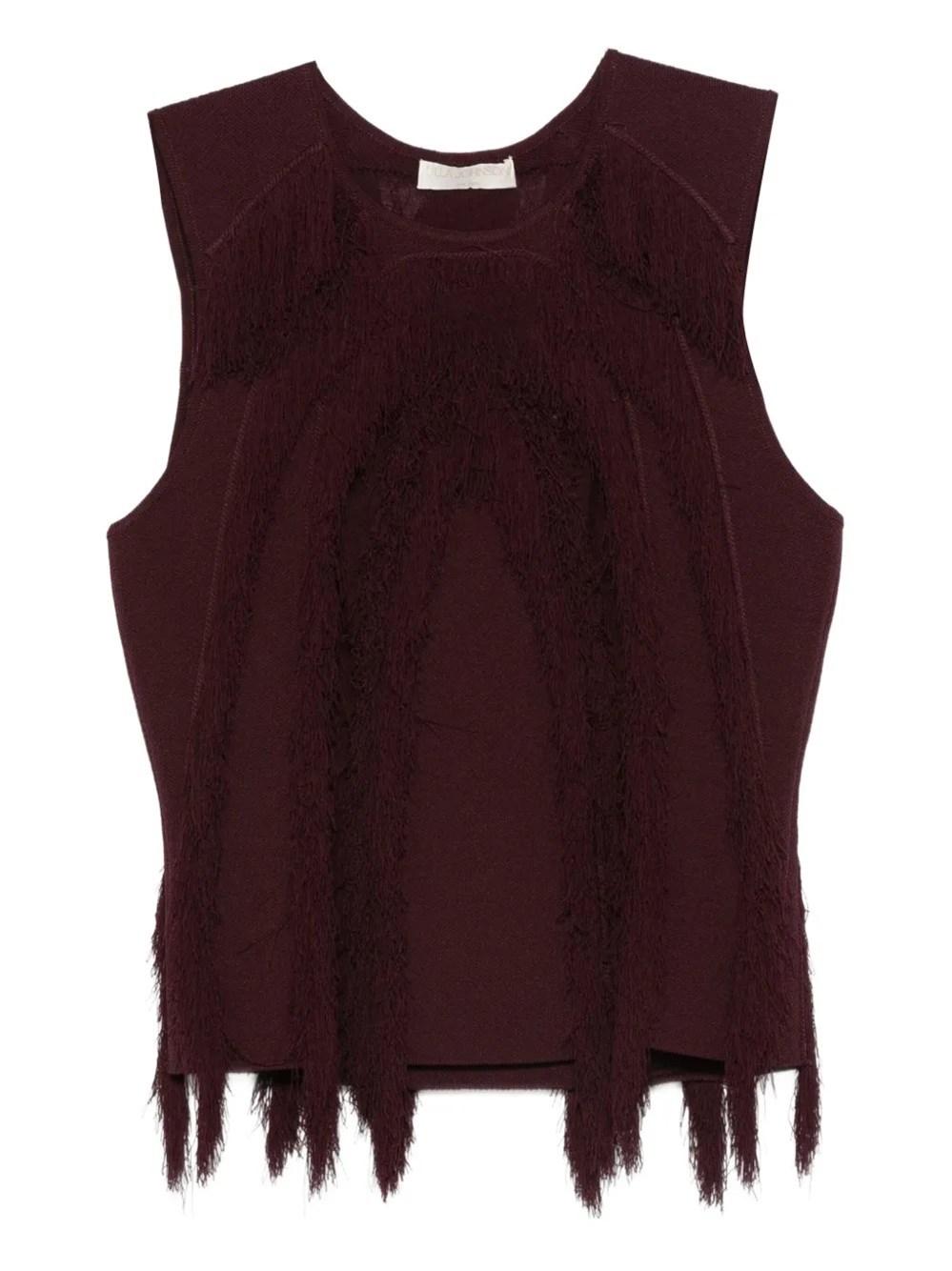 Ulla Johnson Bonnie Top In Burgundy