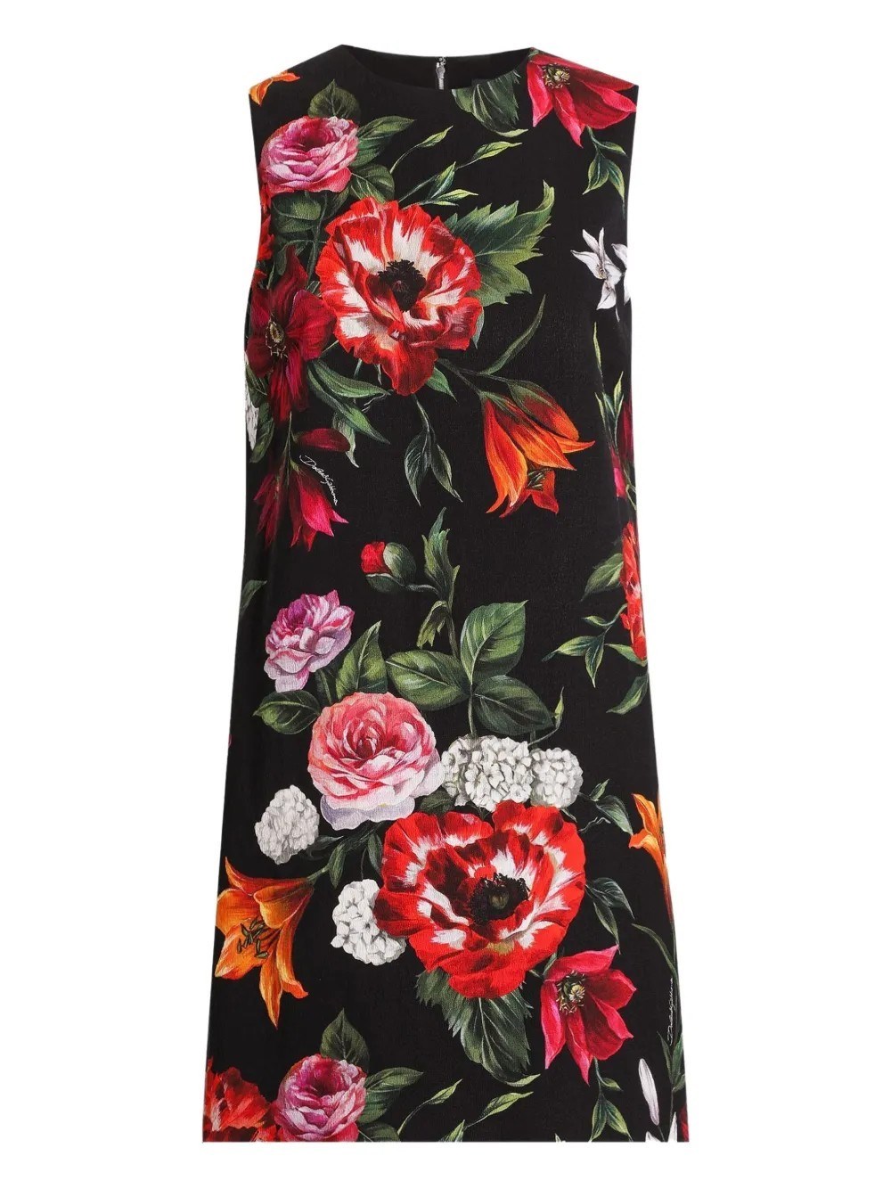 Dolce & Gabbana Floral-print Mini Dress Clothing