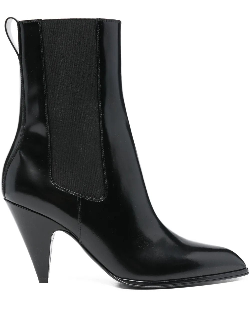 Sergio Rossi Beak Bootie In Black