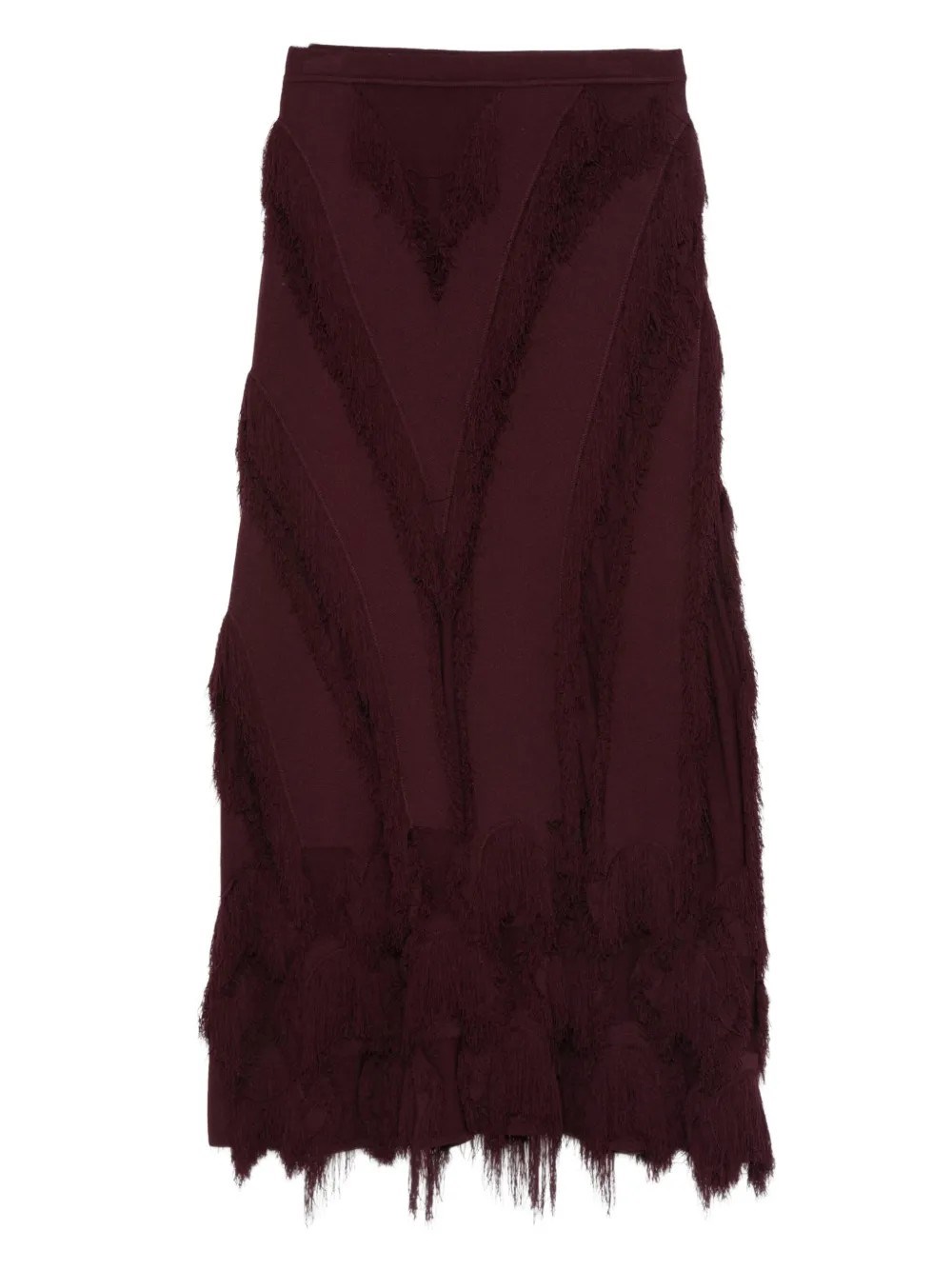Ulla Johnson Astrid Knit Mini Skirt In Burgundy
