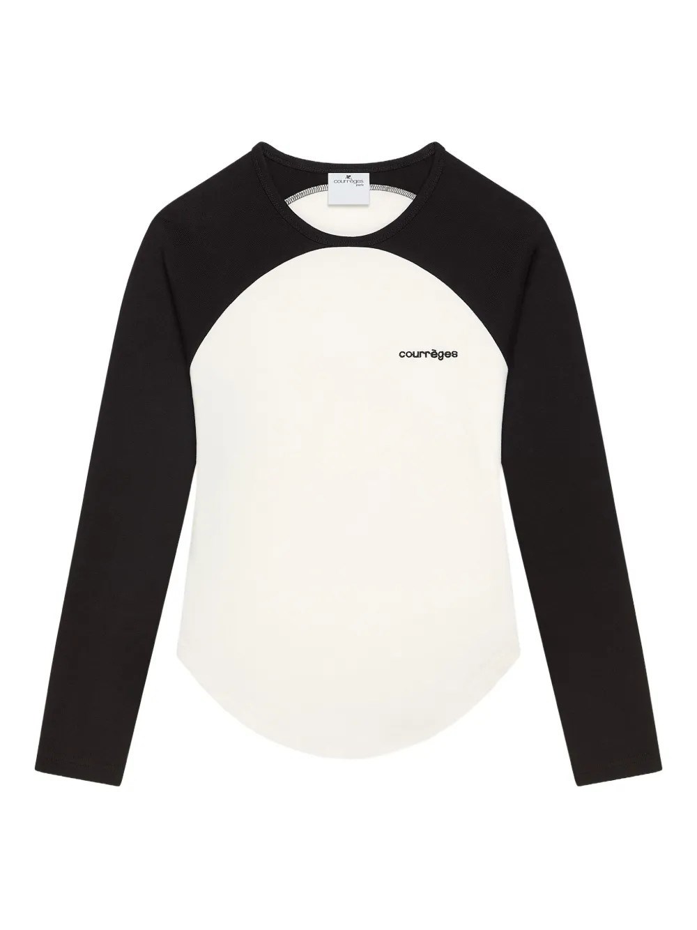COURREGES Two-Tone Tee　クレージュ ツートーン T シャツ COURREGES