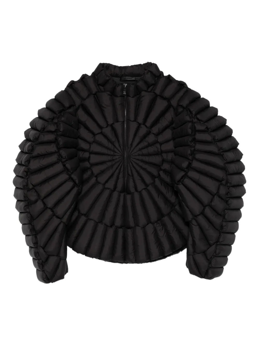 Raxxy Classic Diamond Goose Down Jacket In Black