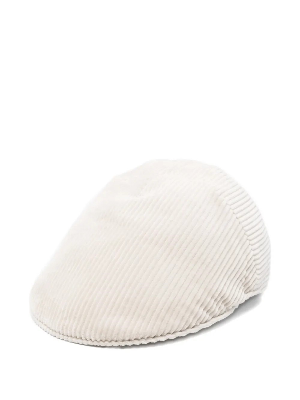 Brunello Cucinelli Cappello In Velluto A Coste In White