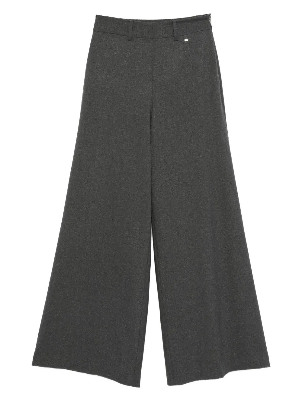 Herno Belt-loops Straight Trousers In Gray
