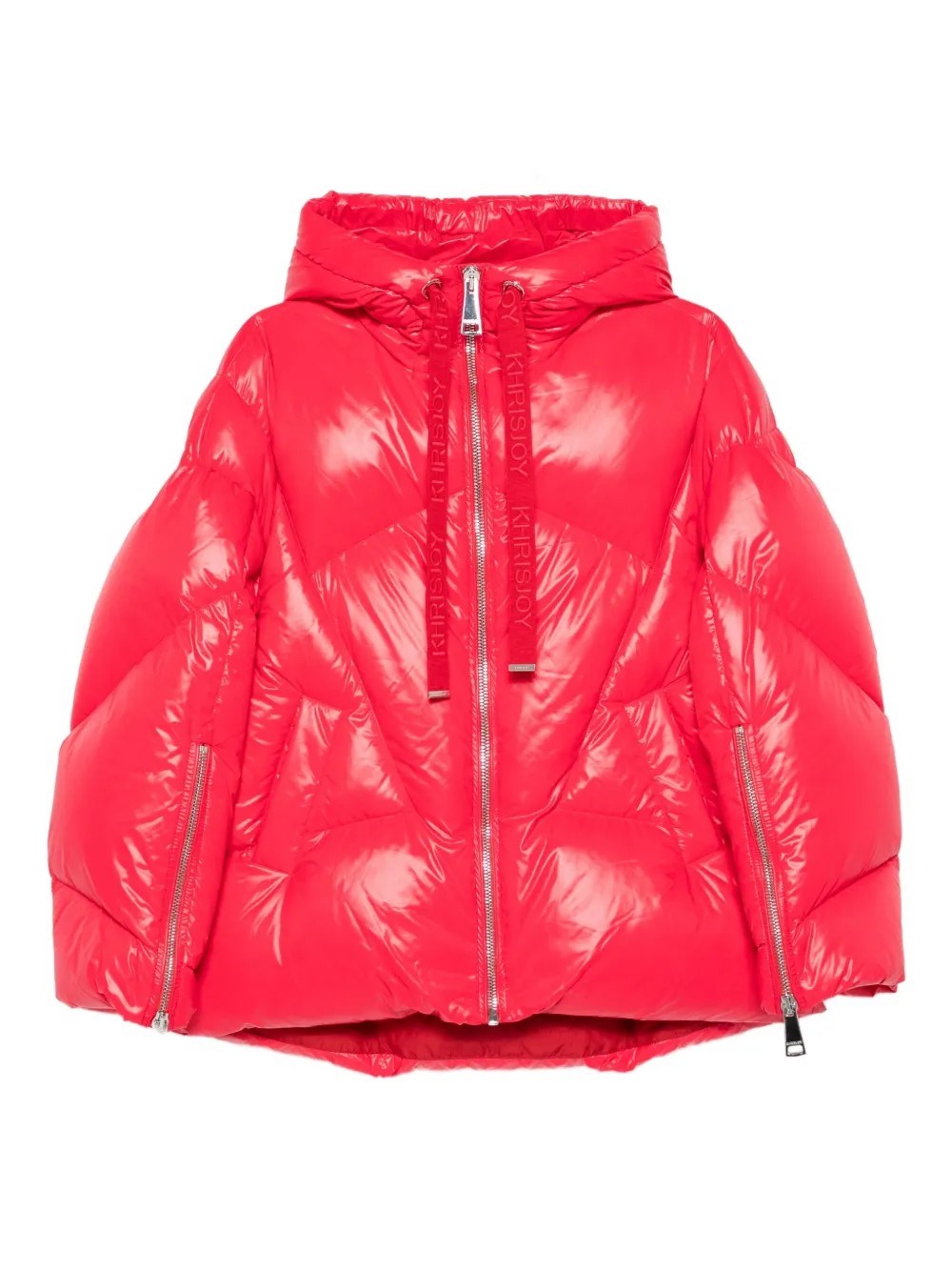 Khrisjoy Iconic Milano In Shiny Nylon In Red
