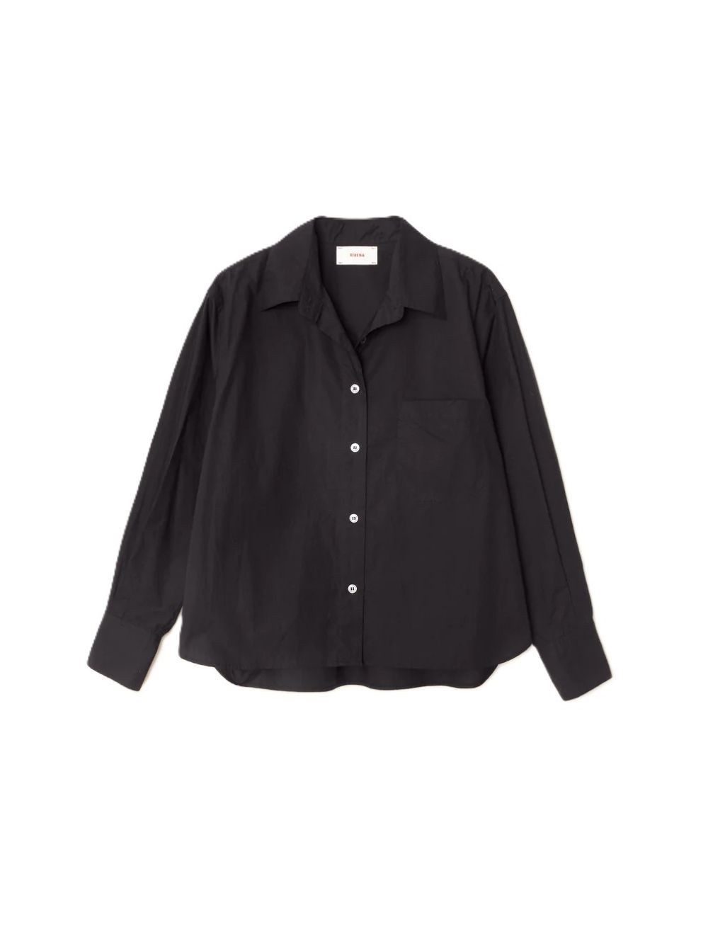 Xirena Long-sleeved Cotton Shirt In Black