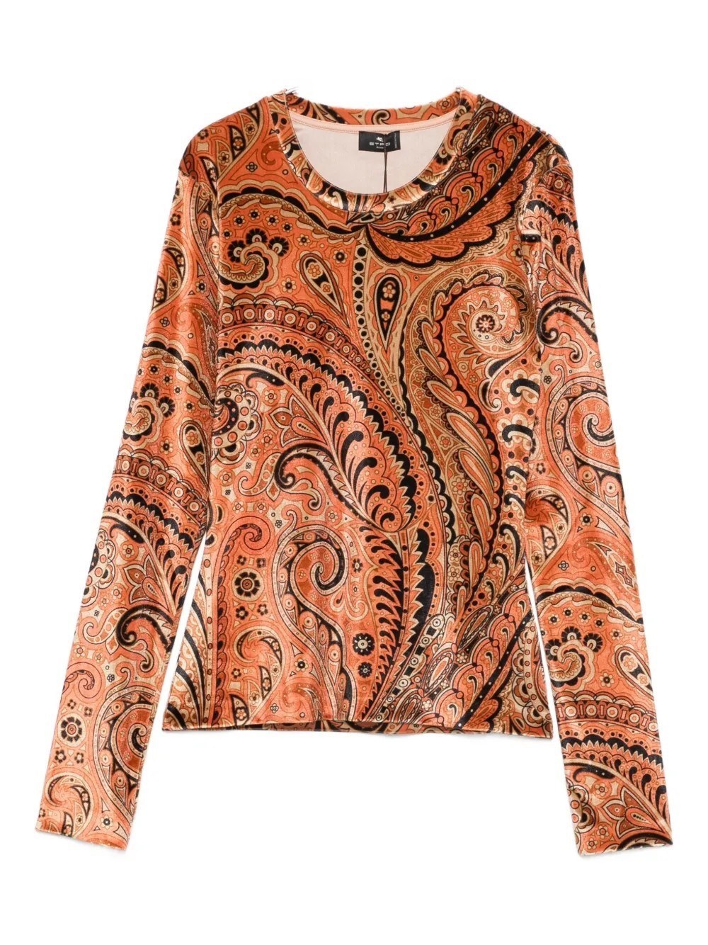Etro T-shirt In Velluto