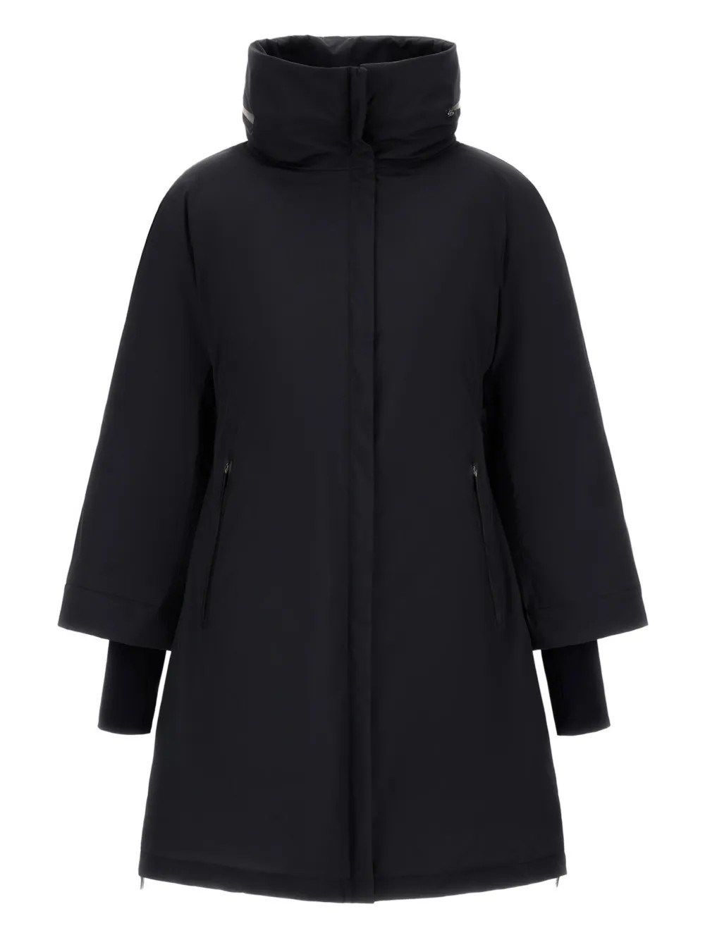 Herno A-shape In 2 Layer Windstopper In Black