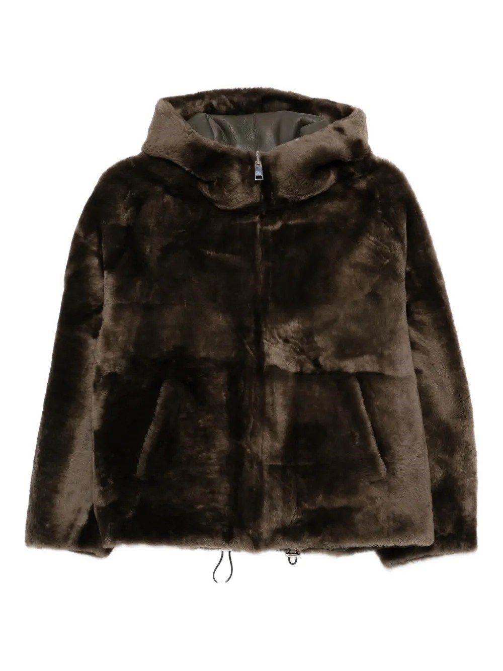 Blancha Shearling Jacket In Sand